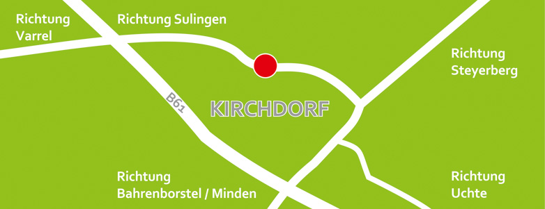 Anfahrtsbeschreibung zur Praxis in Kirchdorf