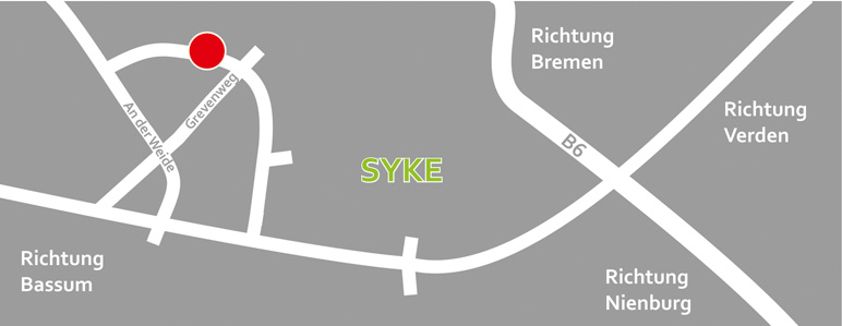 Anfahrtskarte Syke
